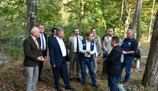 Vali Gürel, Fındıkaltı Tesislerinde incelemelerde bulundu
