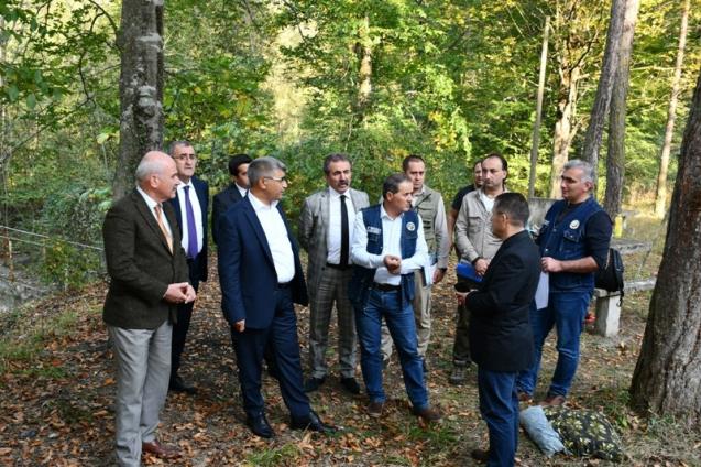 Vali Gürel, Fındıkaltı Tesislerinde incelemelerde bulundu