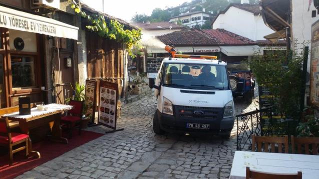Safranbolu'da ilaçlama çalışması