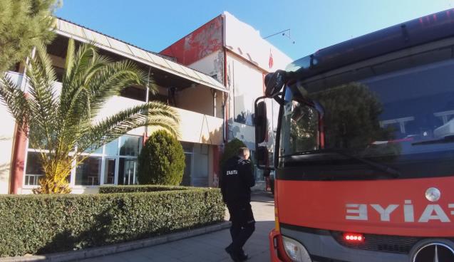  Atatürk Kültür Merkezinde meydana gelen yangın