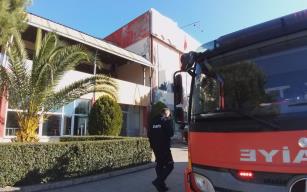  Atatürk Kültür Merkezinde meydana gelen yangın