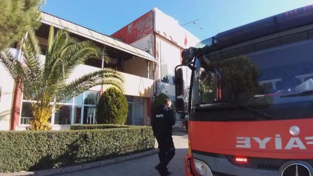 Atatürk Kültür Merkezinde meydana gelen yangın
