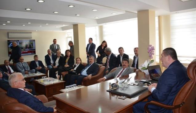 Rekor oranla seçilen Tekin’e Güney’den ziyaret…