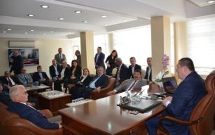 Rekor oranla seçilen Tekin’e Güney’den ziyaret…