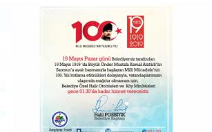 PAZAR GÜNÜ GECE 01.30’A KADAR OTOBÜSLER ÇALIŞACAK