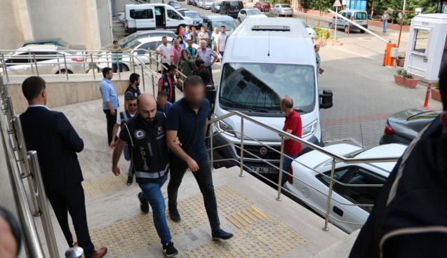 FETÖ operasyonu… 10 şüpheli adliyede…