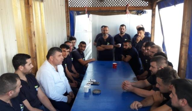 Ercan’dan üyelerine ziyaret…