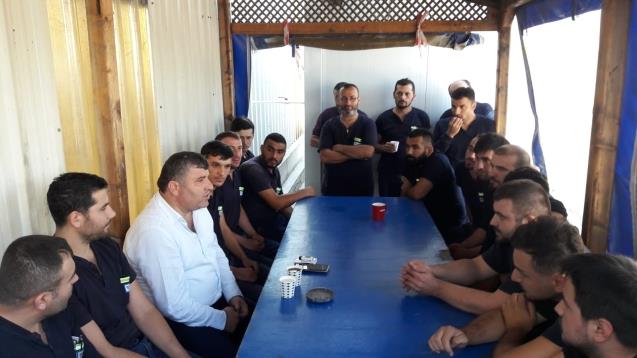 Ercan’dan üyelerine ziyaret…