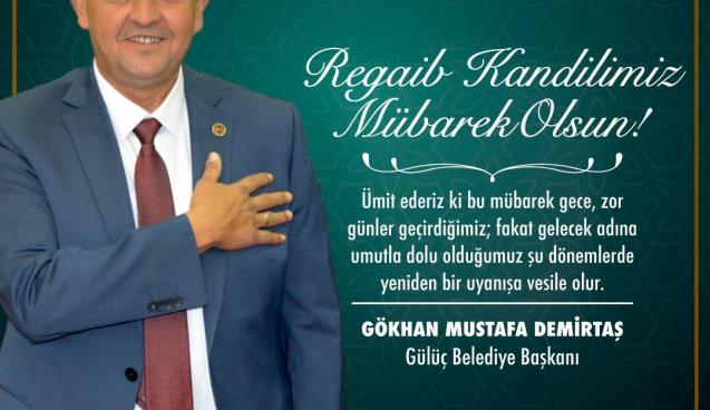 "Regaip Kandilimiz Mübarek Olsun"