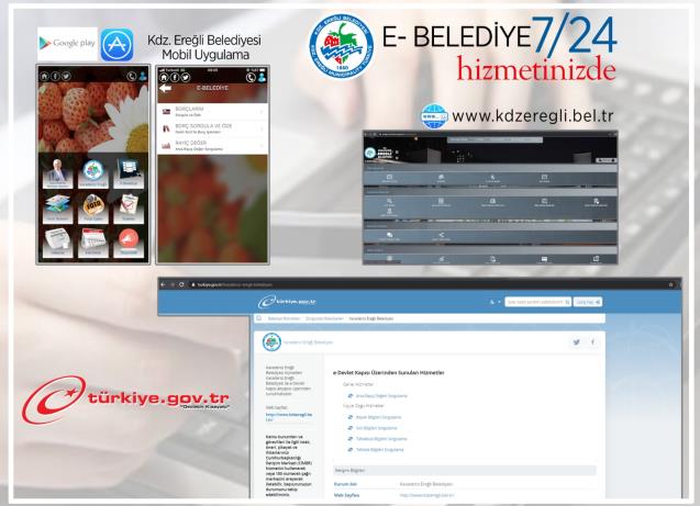 E- BELEDİYE İŞLEMLERİNİ İNTERNET ÜZERİNDEN YAPABİLİRSİNİZ