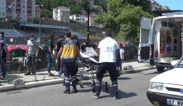 BİSİKLETDEN DÜŞTÜ