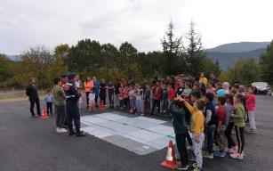 Jandarma’dan öğrencilere trafik dersi