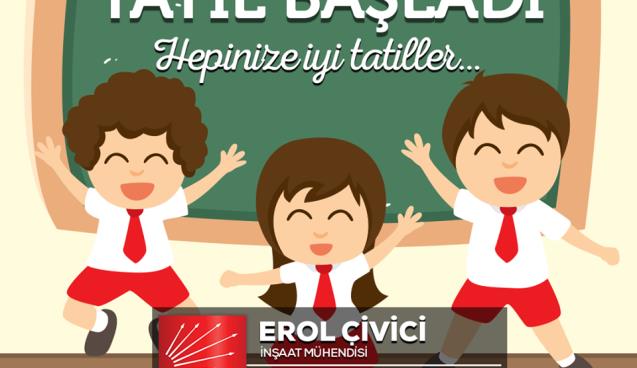 Çivici'den tatil mesajı..