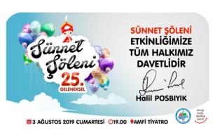 Sünnet Şöleni Cumartesi akşamı...