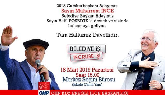 Muharrem İnce geliyor..