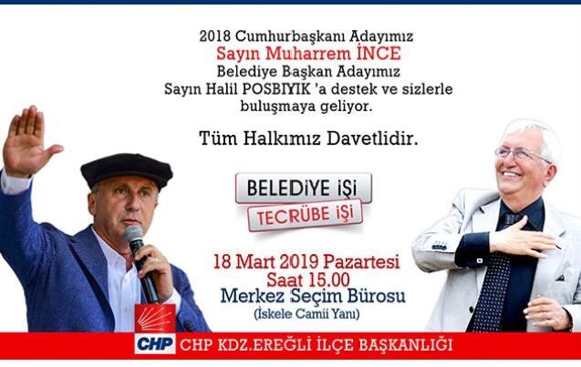 Muharrem İnce geliyor..