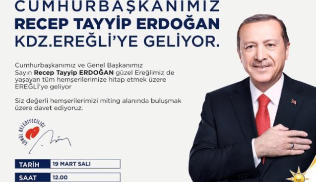 Cumhurbaşkanı Erdoğan’ın Gelişi Tarihi Bir Fırsattır!..