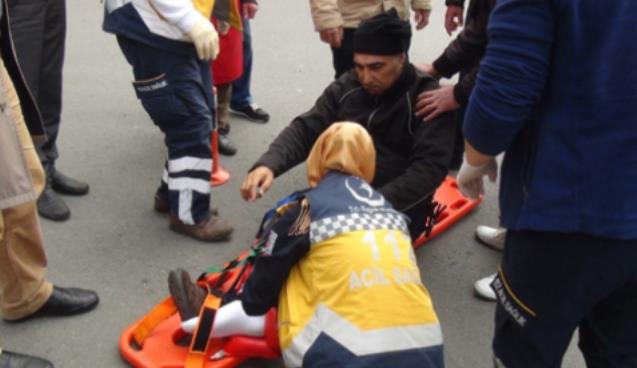 Usta Öğretici kaza yaptı…