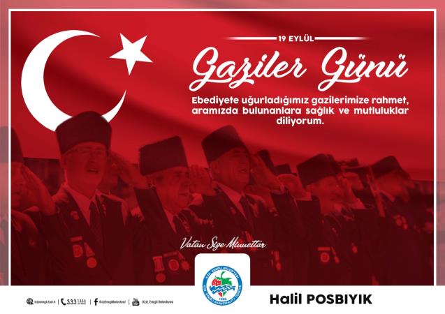 GAZİLERİMİZİN ÖNÜNDE SAYGIYLA EĞİLİYORUZ