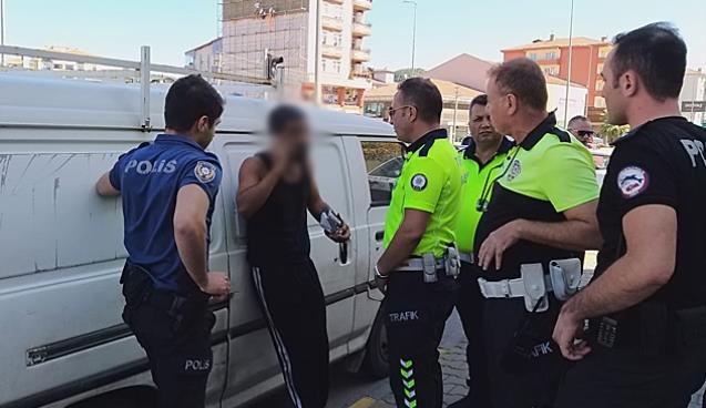 Uçucu Madde uçmadan yakalandı…