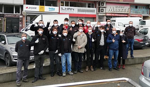 Çalışanlar bilgilendirildi, iş yeri dezenfekte edildi…