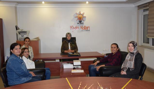 Dünya ikincisi Güneri’den AK Parti Kadın Kollarına ziyaret