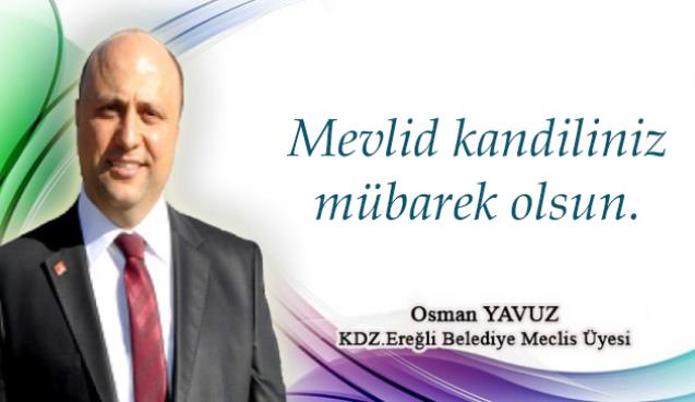 Osman Yavuz'dan kutlama..