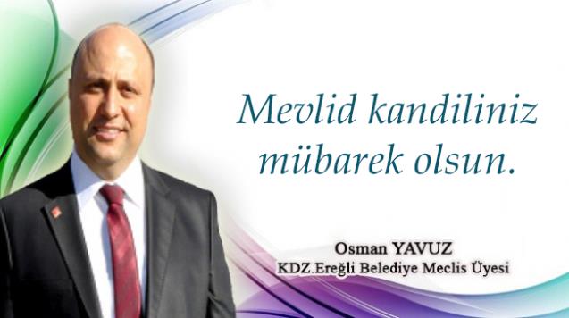 Osman Yavuz'dan kutlama..