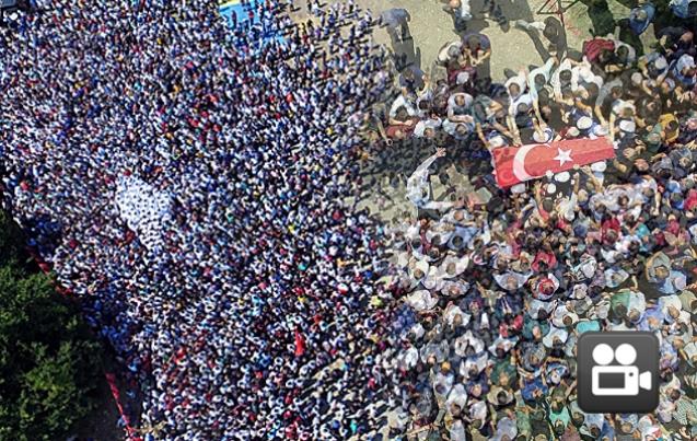 On binler şehidini son yolculuğuna uğurladı…