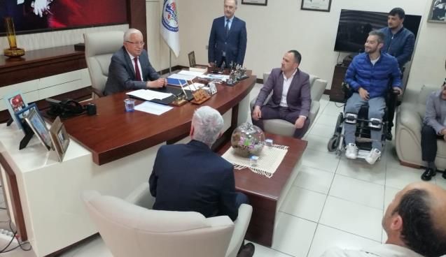 Başkan'dan Başkan’a hayırlı olsun ziyareti…