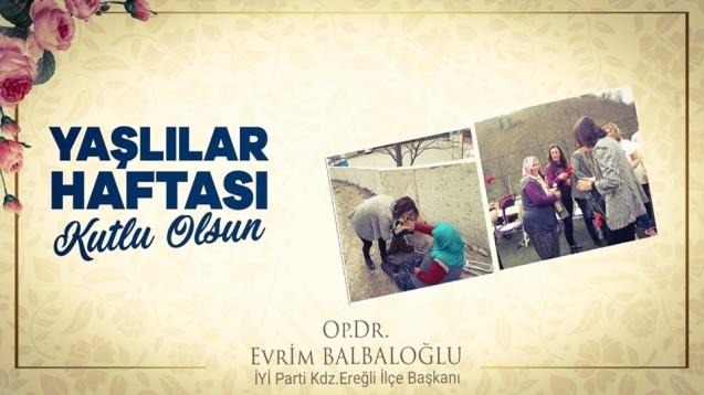 Yaşlılar haftasını kutladı...