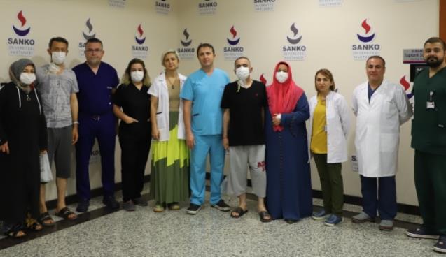 Bölgedeki ilk çapraz böbrek nakli SANKO'da yapıldı