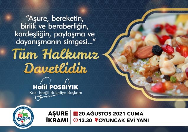 KDZ. EREĞLİ BELEDİYESİ AŞURE DAĞITACAK