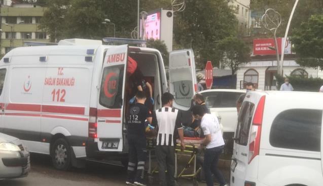 Uğur Mumcu Kavşağı’nda kaza: 1 yaralı