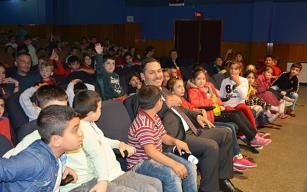 Öğrencilerle tiyatroda…