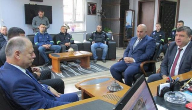 Kaymakamdan Ercan’a iade-i ziyaret...