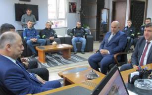 Kaymakamdan Ercan’a iade-i ziyaret...