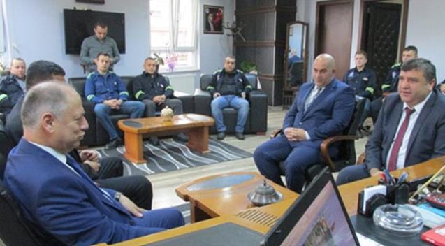 Kaymakamdan Ercan’a iade-i ziyaret...