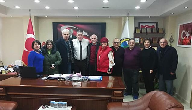 Türk Sanat Topluluğundan Başkan Tekin’e ziyaret…