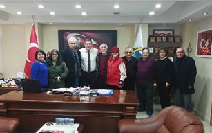 Türk Sanat Topluluğundan Başkan Tekin’e ziyaret…