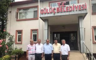 Gülüç’te yapılan çalışmaları incelediler…