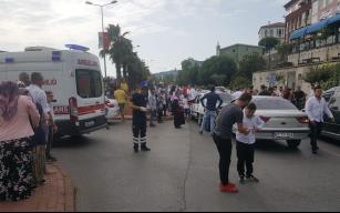 1 milyon veseğa dedi… 4 araç birbirine girdi…