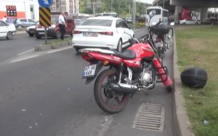 MOTOSİKLETLE OTOMOBİL ÇARPIŞTILAR