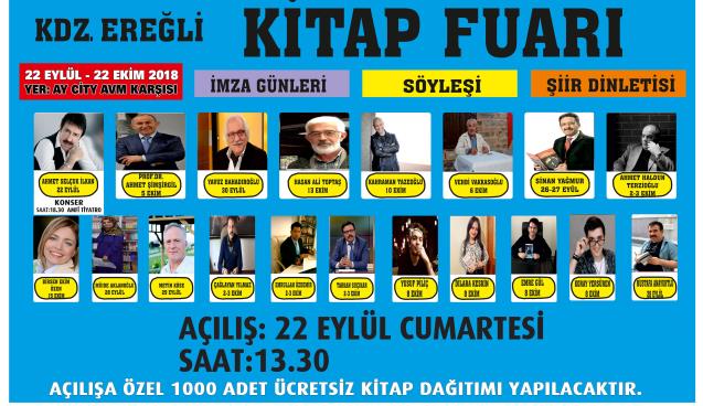 Kdz. Ereğli Belediyesi’nin düzenlediği kitap fuarı başlıyor