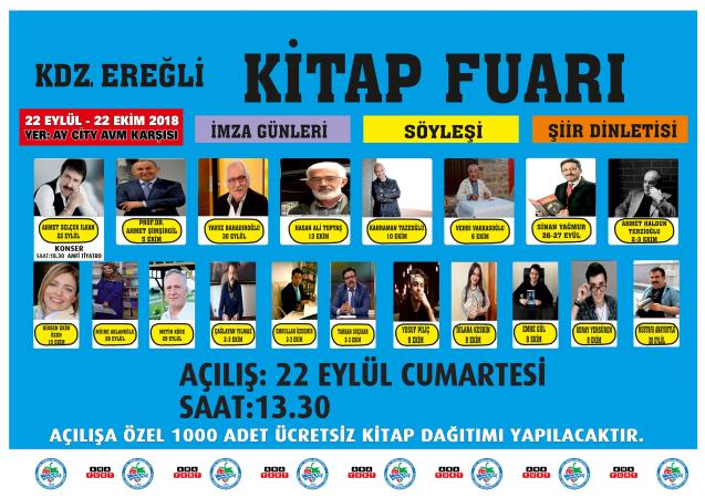 Kdz. Ereğli Belediyesi’nin düzenlediği kitap fuarı başlıyor