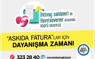 ASKIDA FATURA UYGULAMASI YENİDEN BAŞLADI