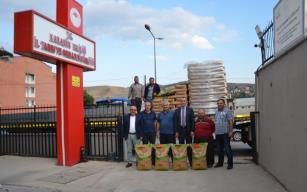 Çiftçilere 380 ton sertifikalı tohumluk dağıtıldı