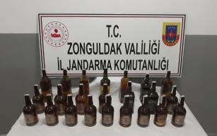Jandarmadan kaçak içki operasyonu: 1 gözaltı