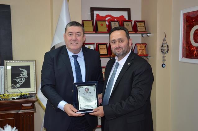 Akçakocadan Alaplı Belediyesine teşekkür ziyareti