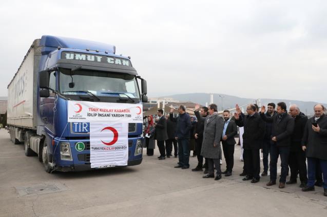 Karabük’ten İdlib’e "yaşam" malzemesi